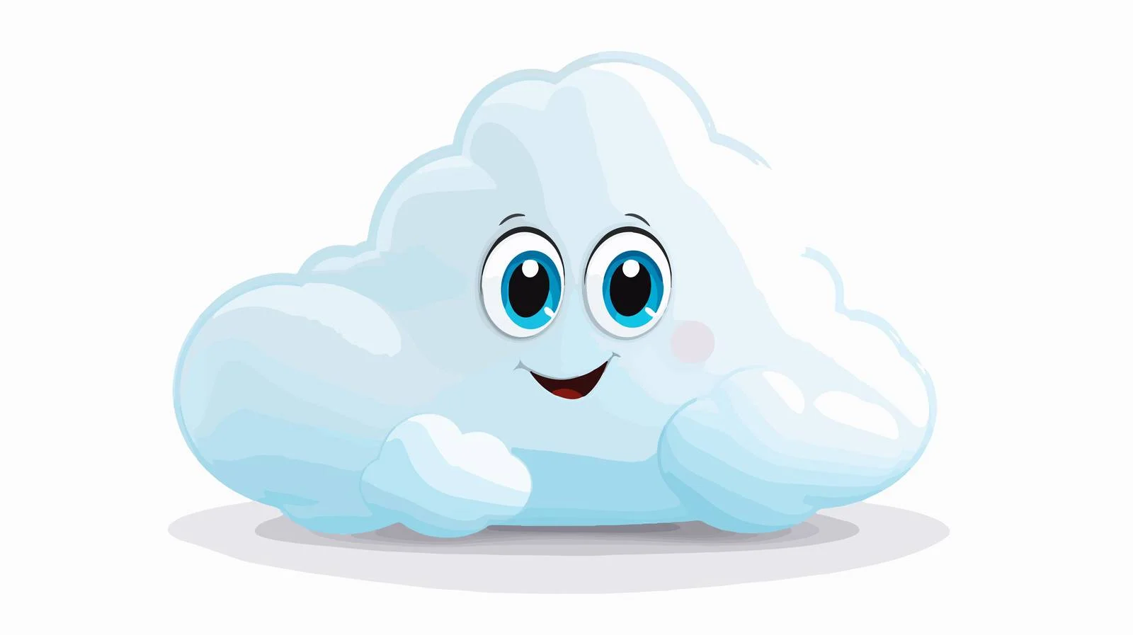 Joyful Cloud with Speech Bubble Image — free download from Dotvec