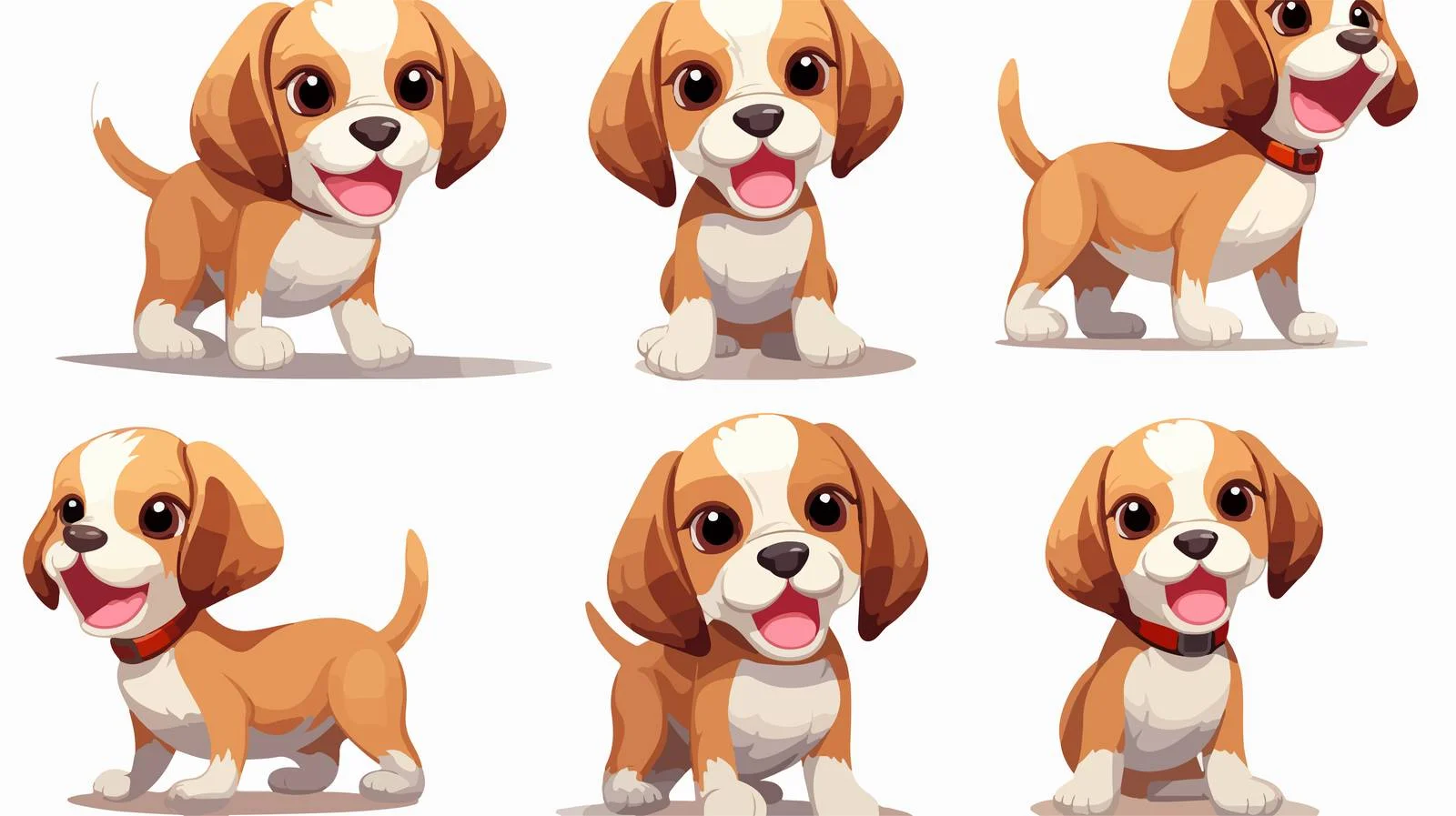 Adorable Beagle Dog Portrait — free download from Dotvec