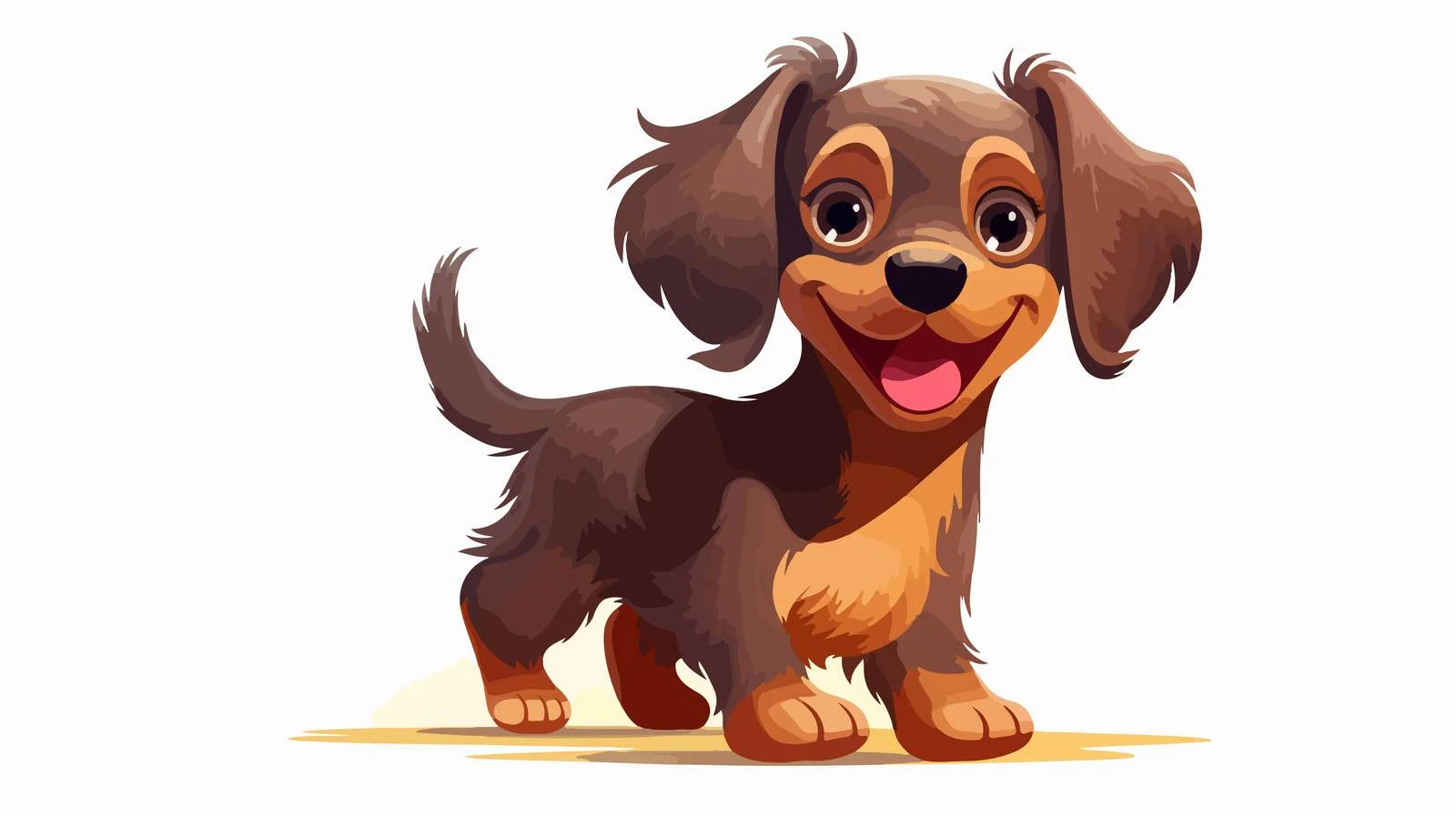 Adorable Dachshund Dog Portrait — free download from Dotvec