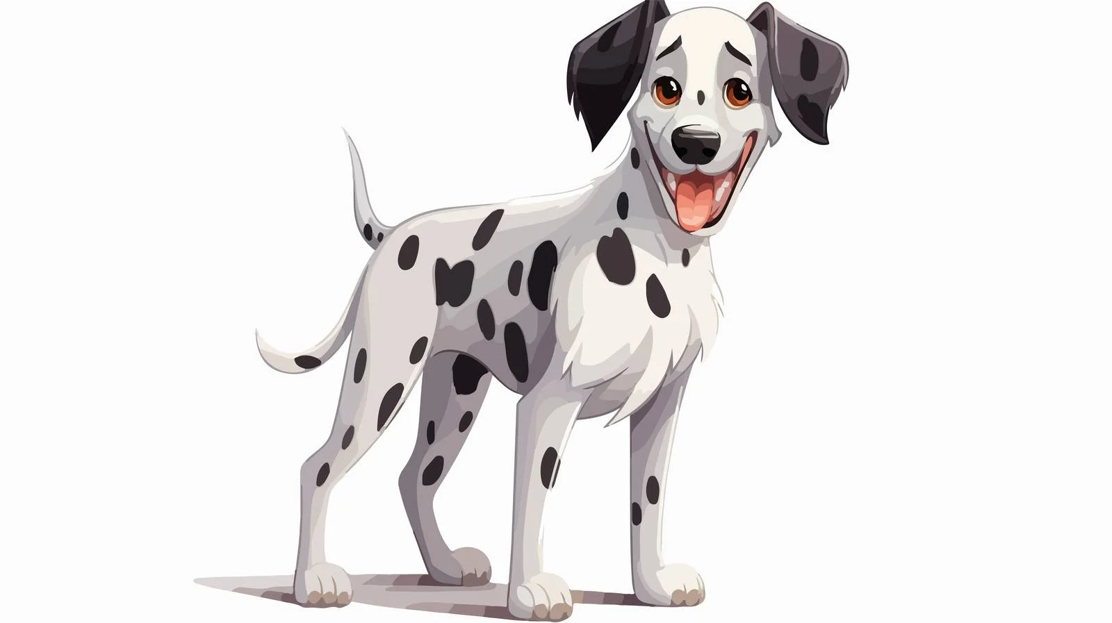 Adorable Dalmatian Dog Portrait — free download from Dotvec
