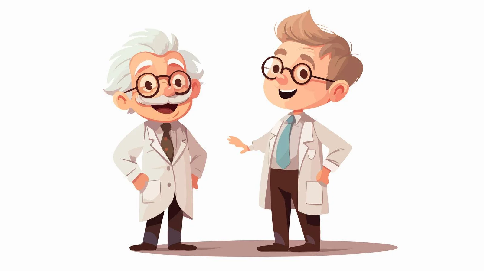 Caring Doctor with Elderly Patient — free download from Dotvec
