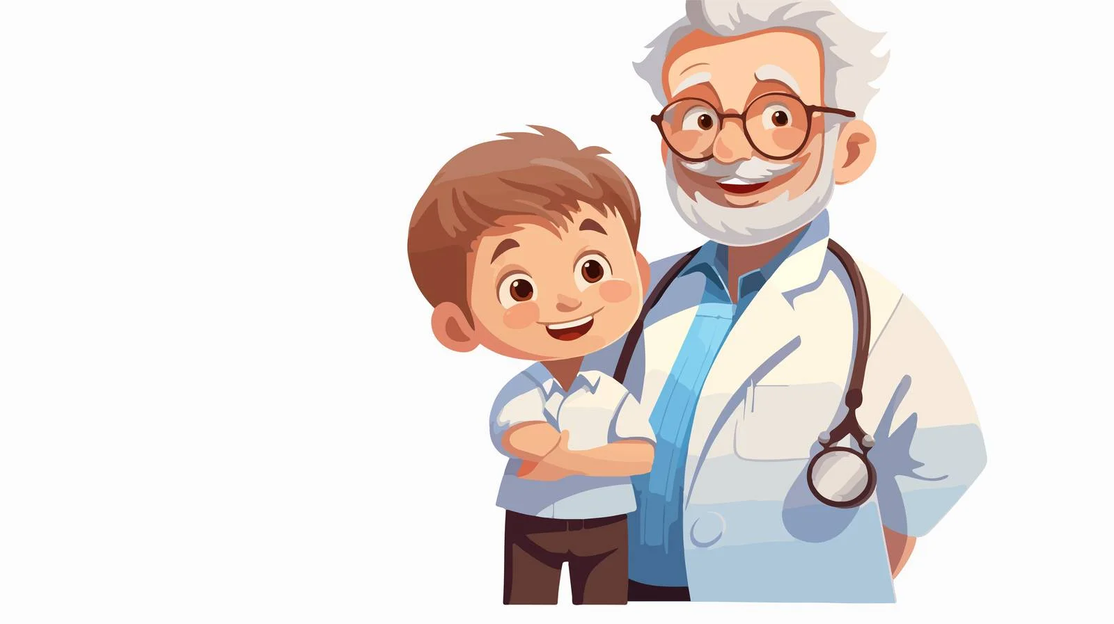 Compassionate Elderly Care Vector Illustration — free download from Dotvec