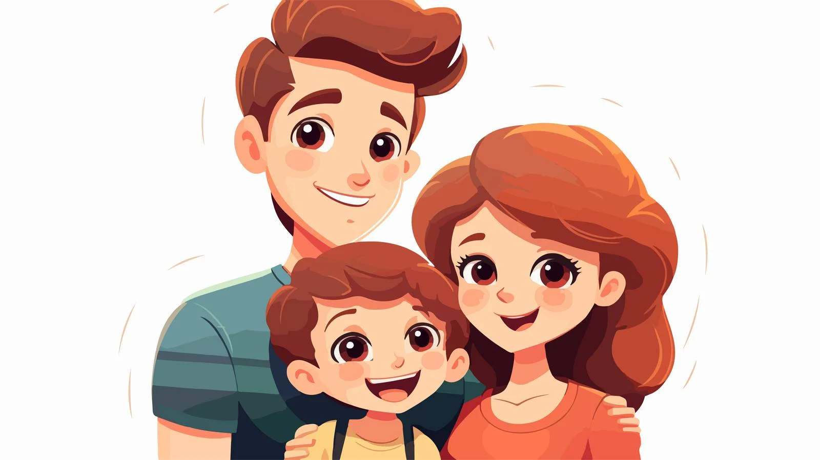 Joyful Family in Cart — free download from Dotvec
