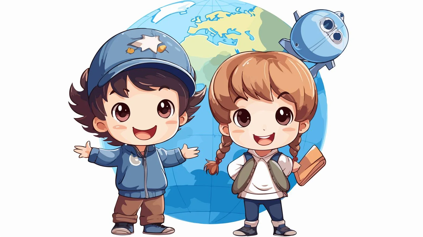 Children Enjoying Travel Toys — free download from Dotvec