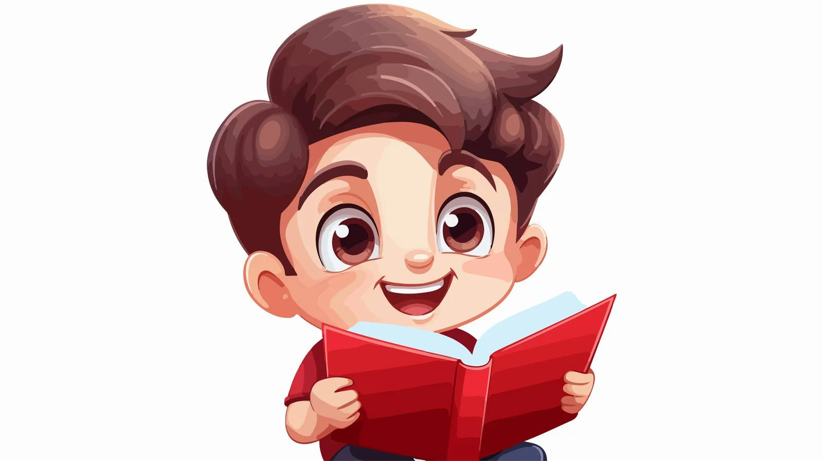 Cheerful Boy with Balloon Message Cartoon — free download from Dotvec