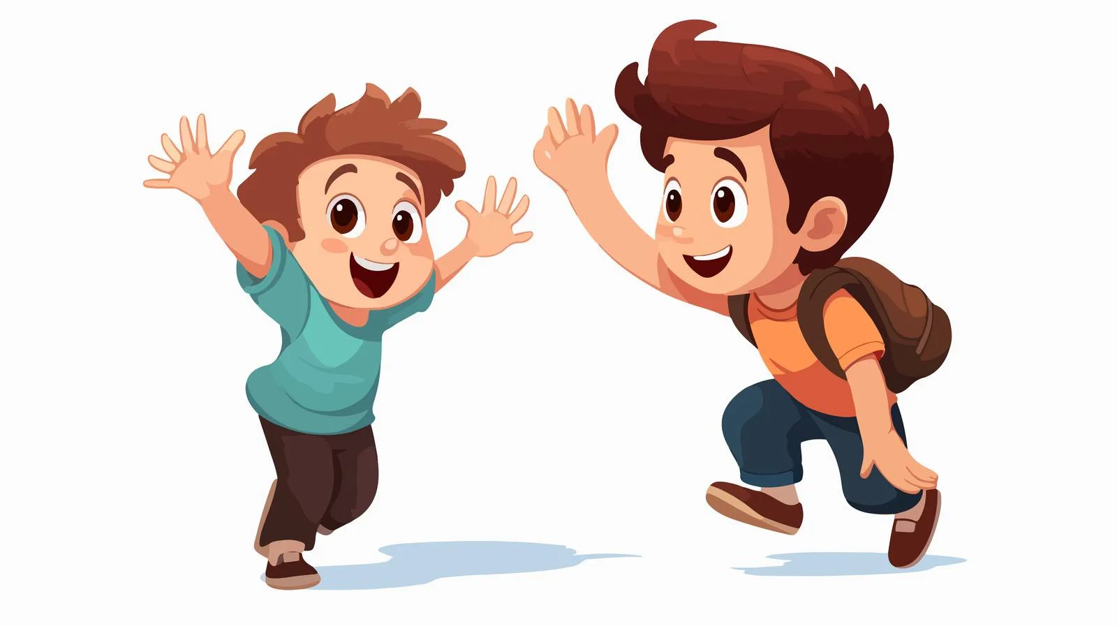 Child Assisting Friend Near Car Incident — free download from Dotvec