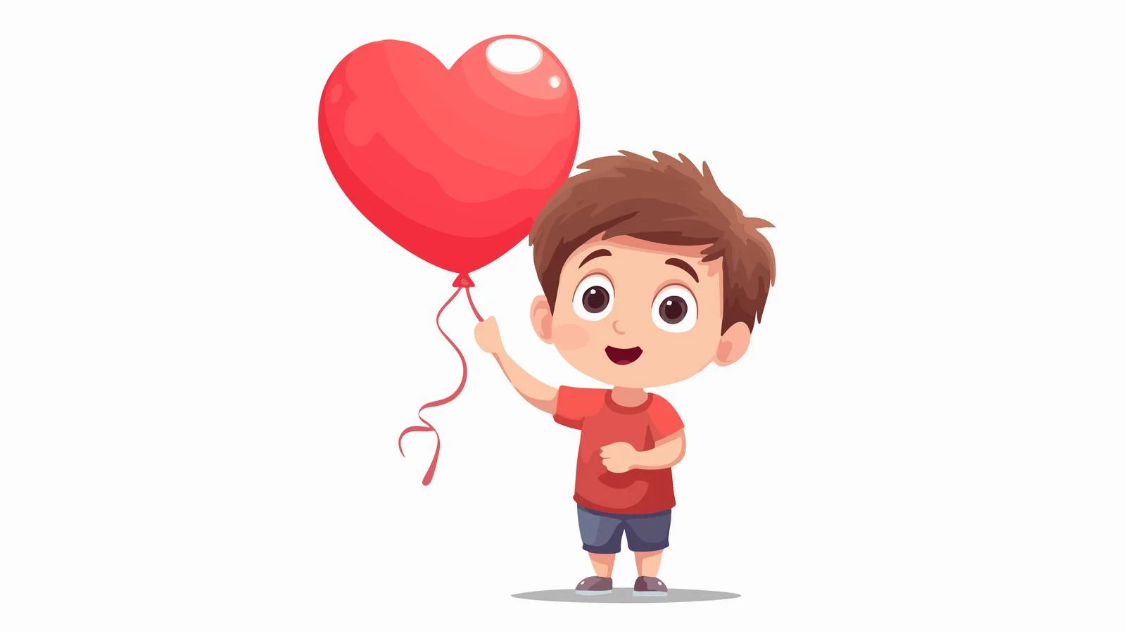 Joyful Child with Ball and Balloon — free download from Dotvec