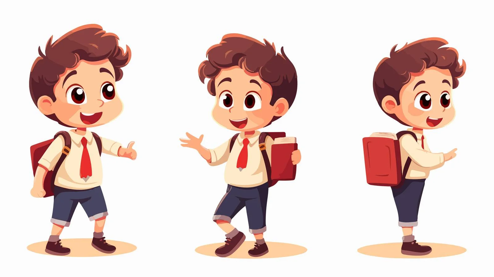 School Education Cartoon Vector Illustration — free download from Dotvec