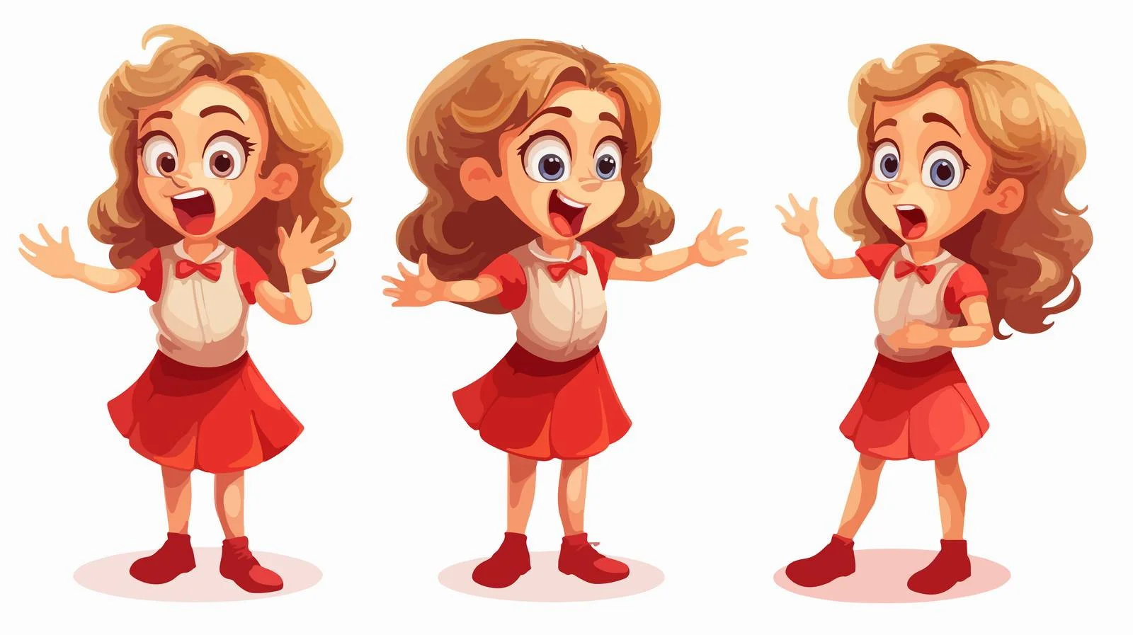 Cute Kid with Wrong Sign Cartoon Vector — free download from Dotvec