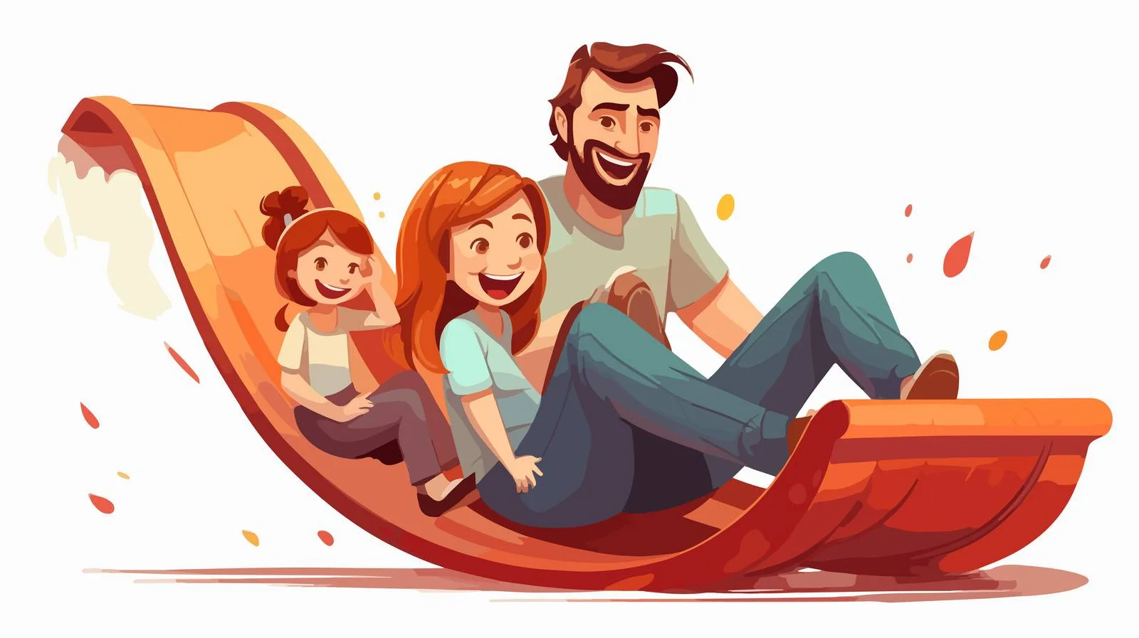 Family Fun at Slide — free download from Dotvec
