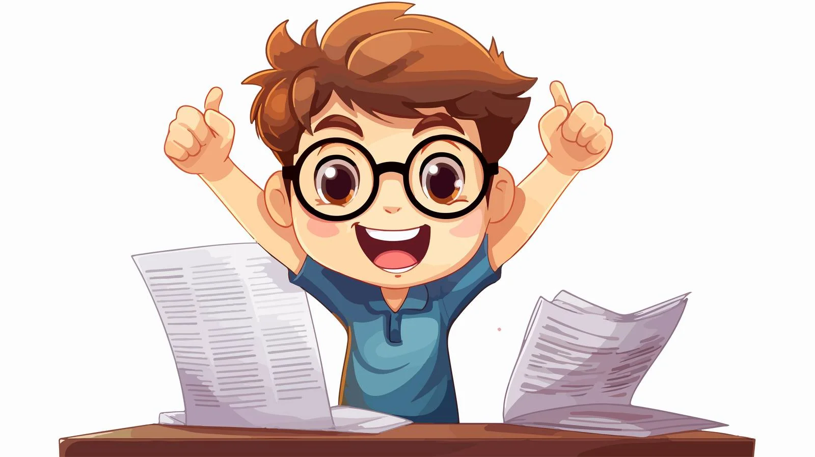 Enthusiastic Kid Studying with Innovative Ideas — free download from Dotvec