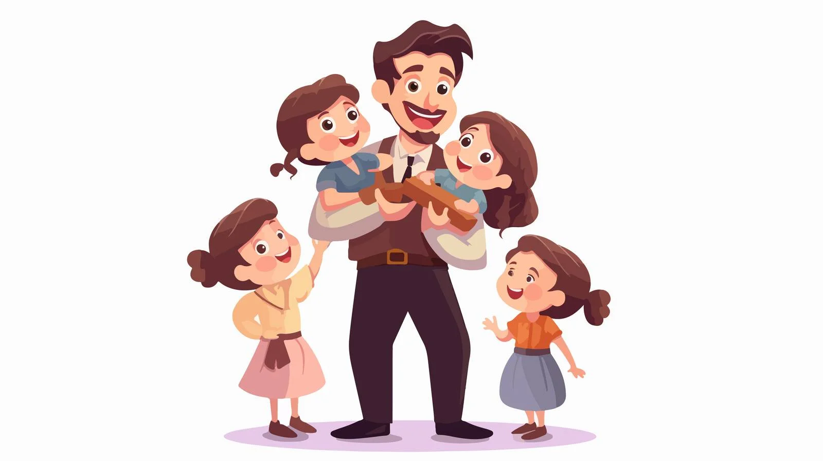 Cheerful Classroom Scene — free download from Dotvec