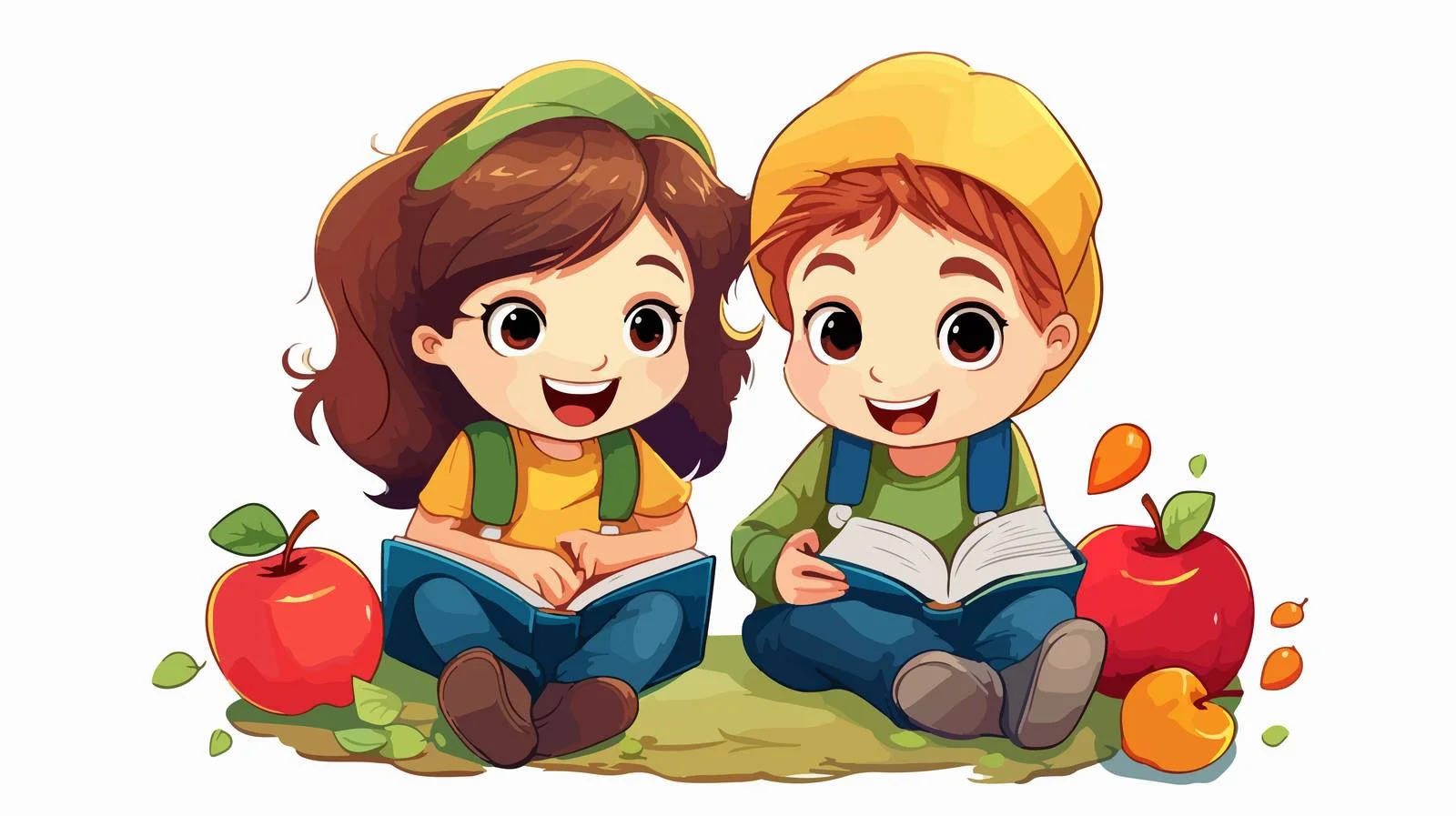 Kids Learning About Vitamins — free download from Dotvec