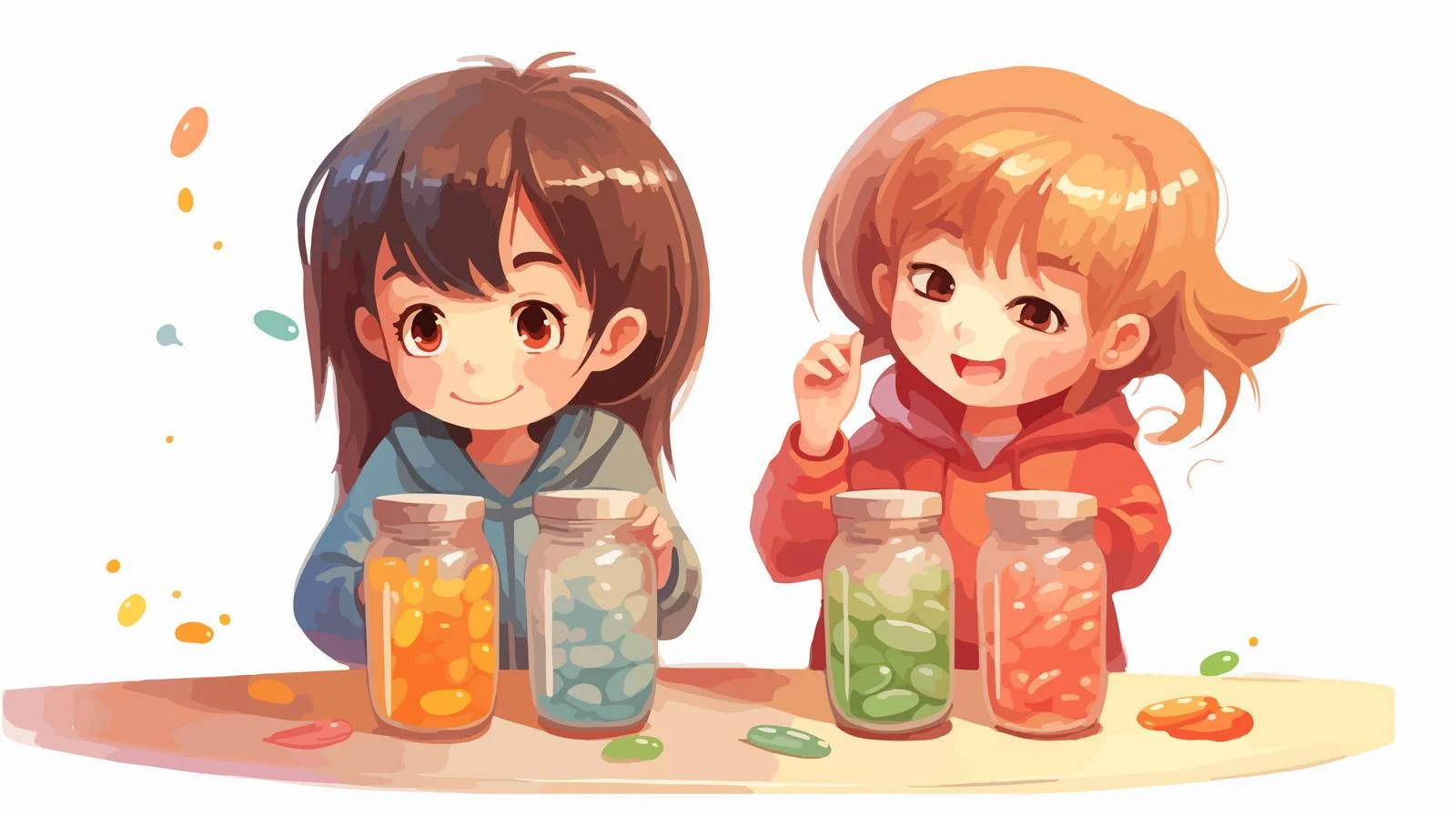 Young Children Learning Healthy Habits — free download from Dotvec