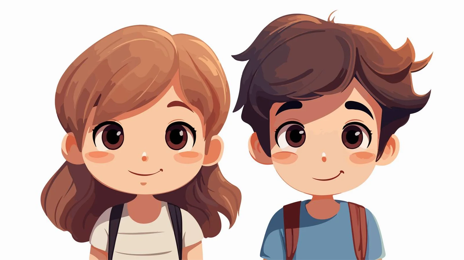 Adorable Kids Avatar Cartoon Characters — free download from Dotvec