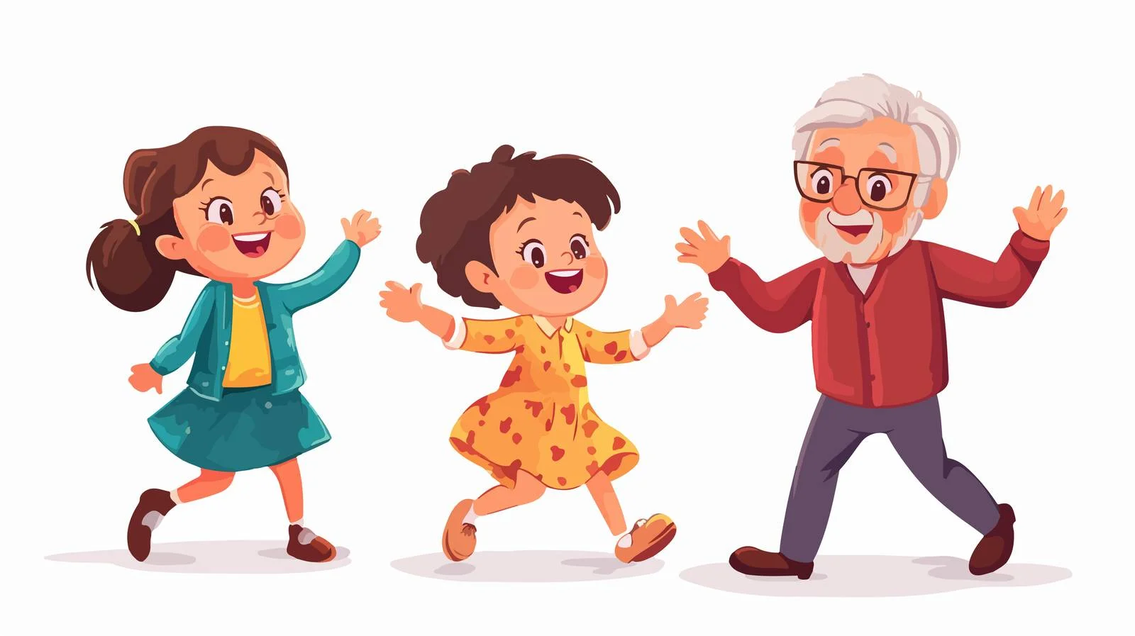 Multigenerational Family Vector Illustration — free download from Dotvec