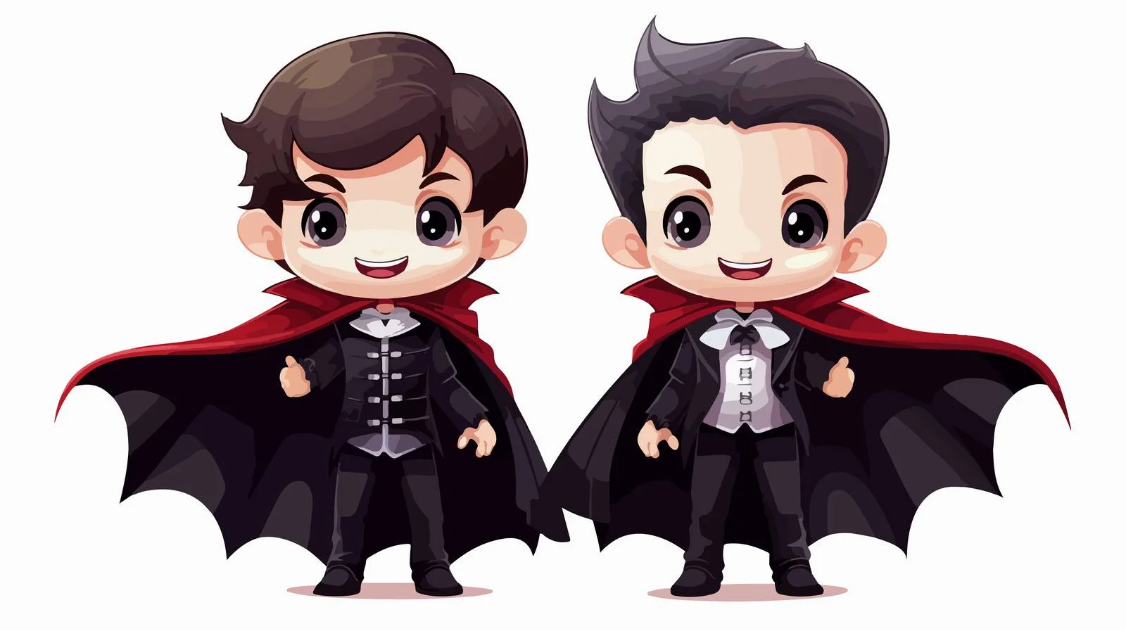 Happy Kids Celebrating Halloween — free download from Dotvec