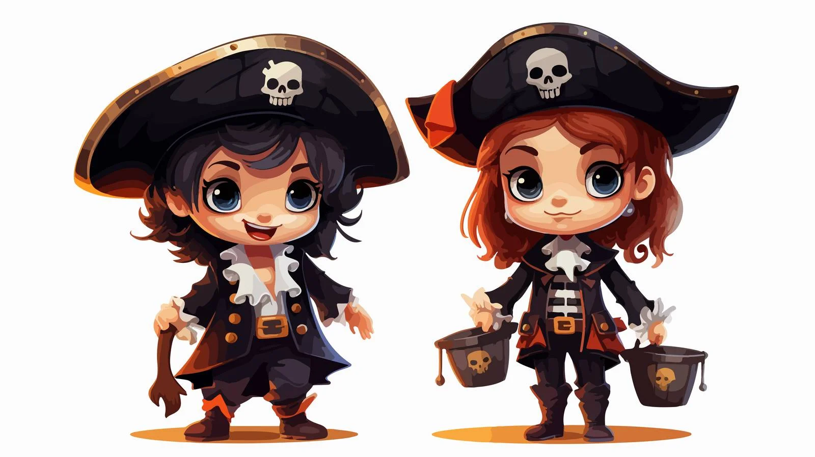 Joyful Kids Celebrate Halloween — free download from Dotvec