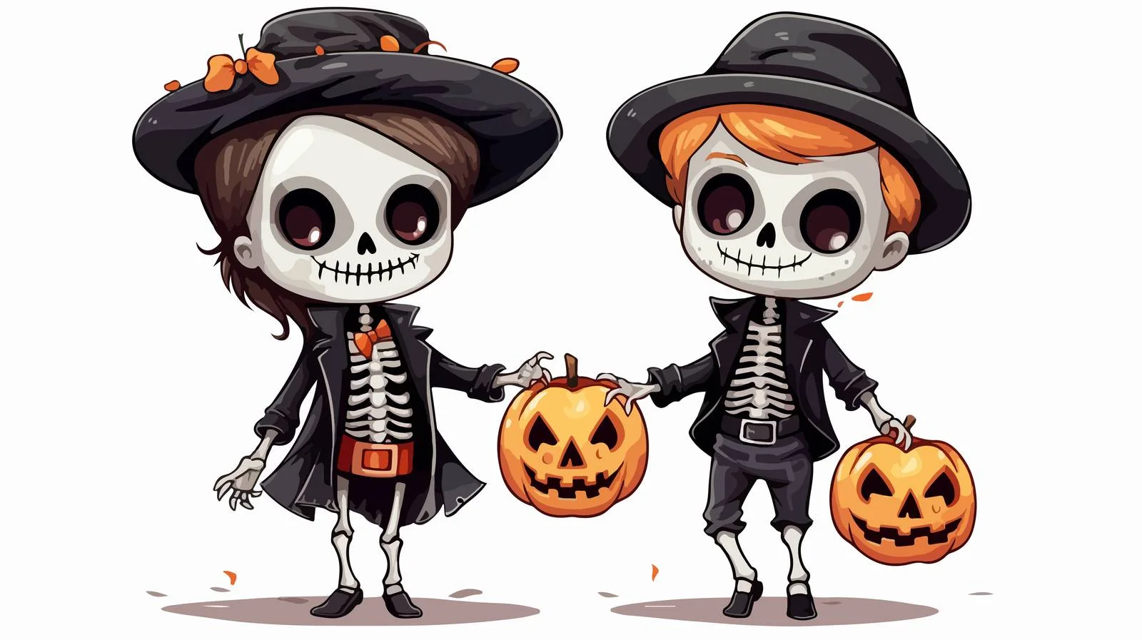 Kids Celebrate Halloween Together — free download from Dotvec