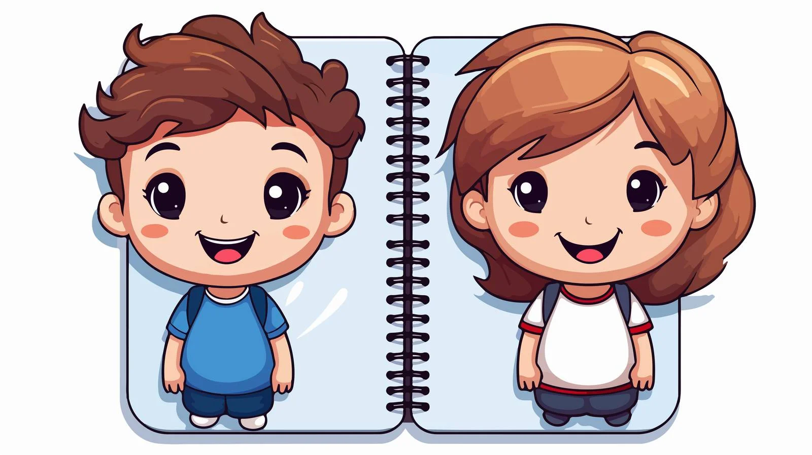 Adorable Kids Notebook Template — free download from Dotvec