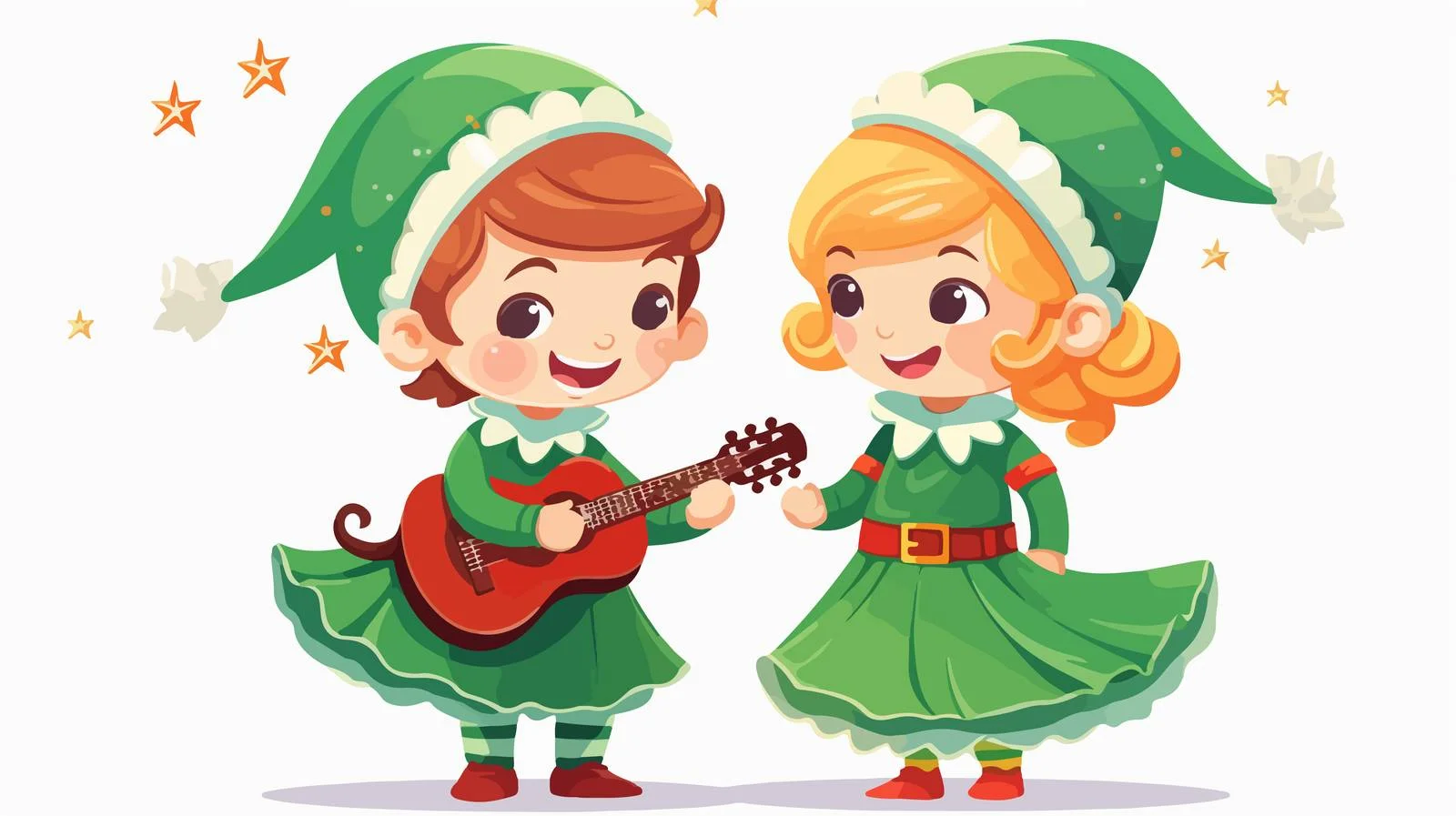 Joyful Kids in Elf Ears — free download from Dotvec