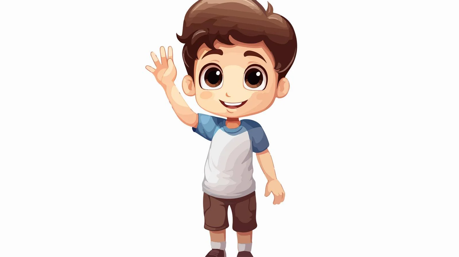 Cheerful Child Clapping Hands Happily — free download from Dotvec