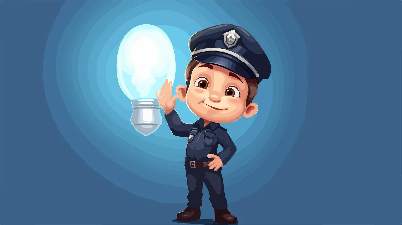 Joyful Little Policeman — free download from Dotvec