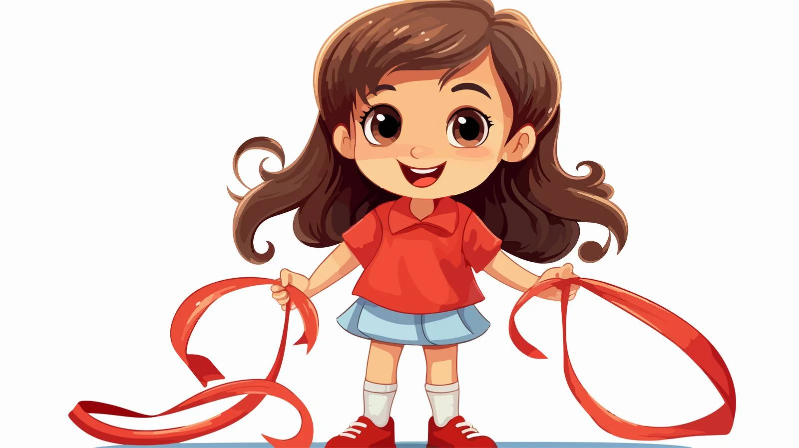 Adorable Kid Tying Shoelace Cartoon — free download from Dotvec