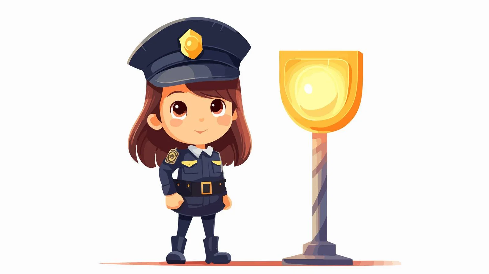 Cheerful Young Officer — free download from Dotvec