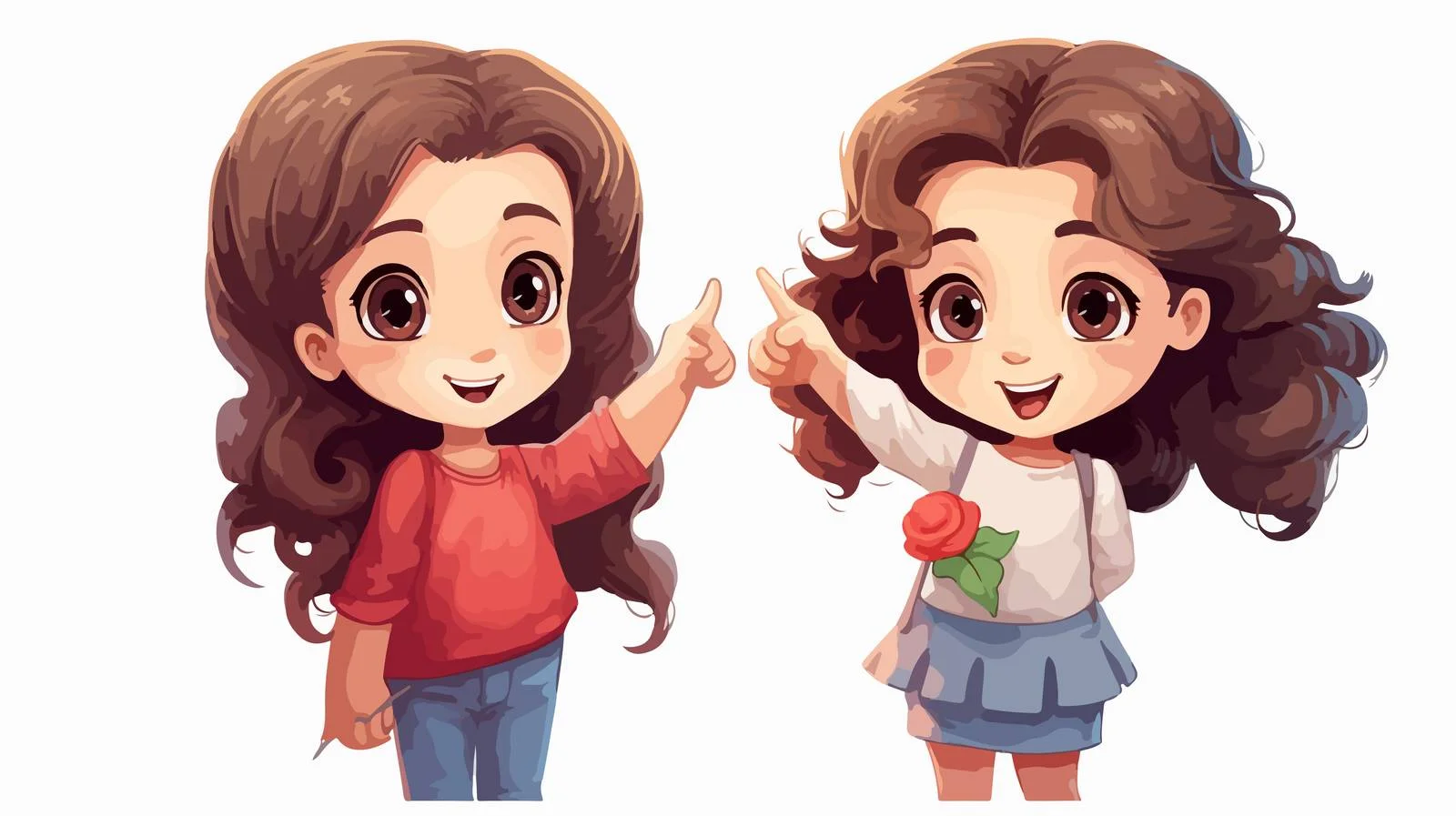 Cheerful Kid with Banner Cartoon — free download from Dotvec