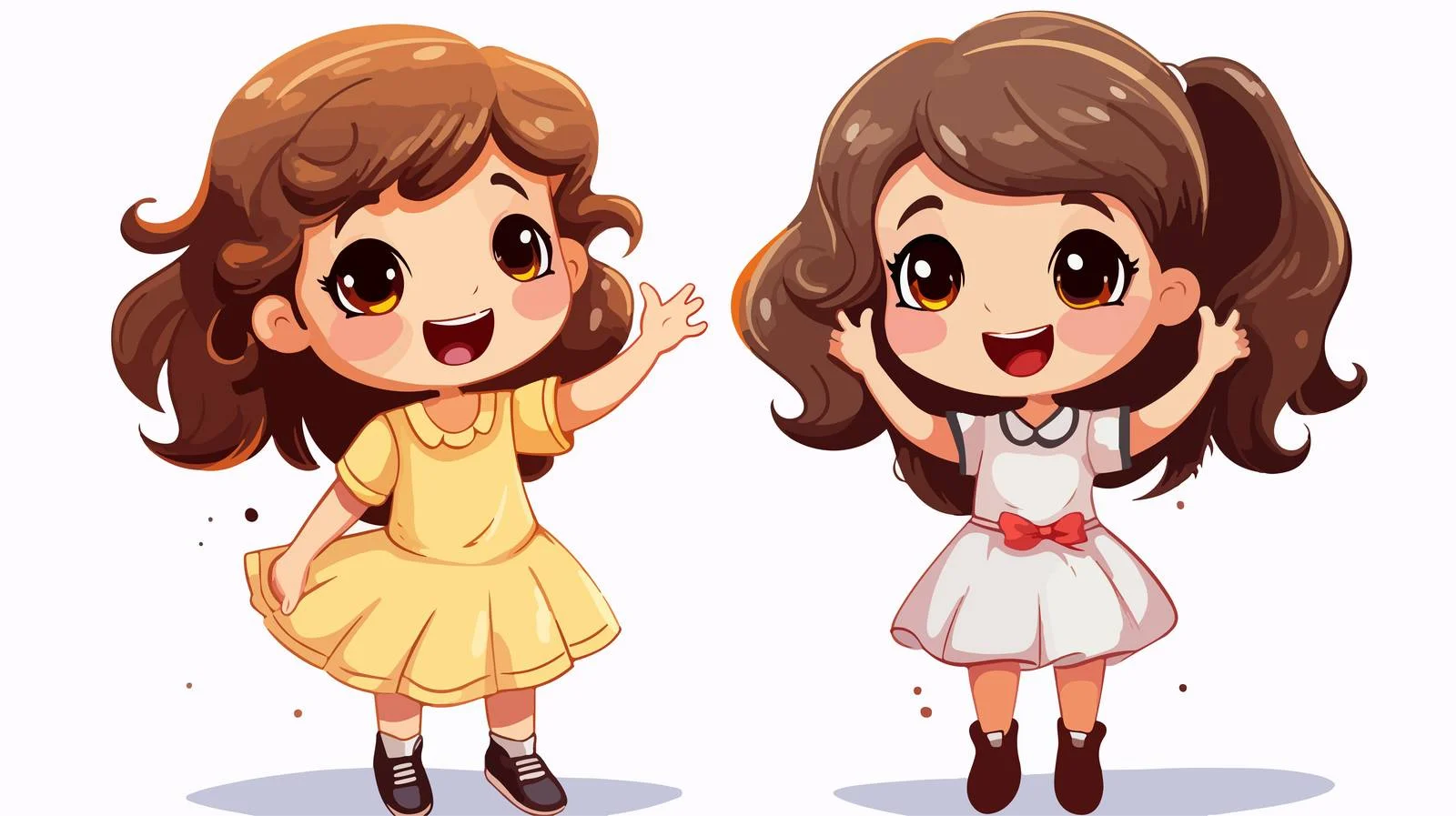 Innocent Kids Promise Cartoon Vector Illustration — free download from Dotvec