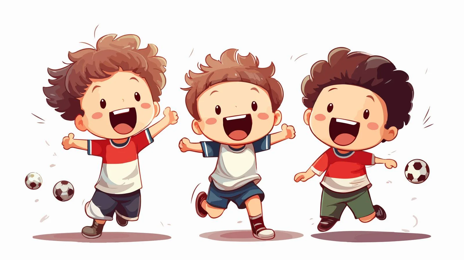Joyful Kids Celebrate Football Victory — free download from Dotvec