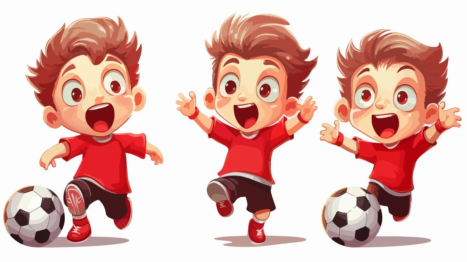 Joyful Kids Celebrate Football Victory — free download from Dotvec