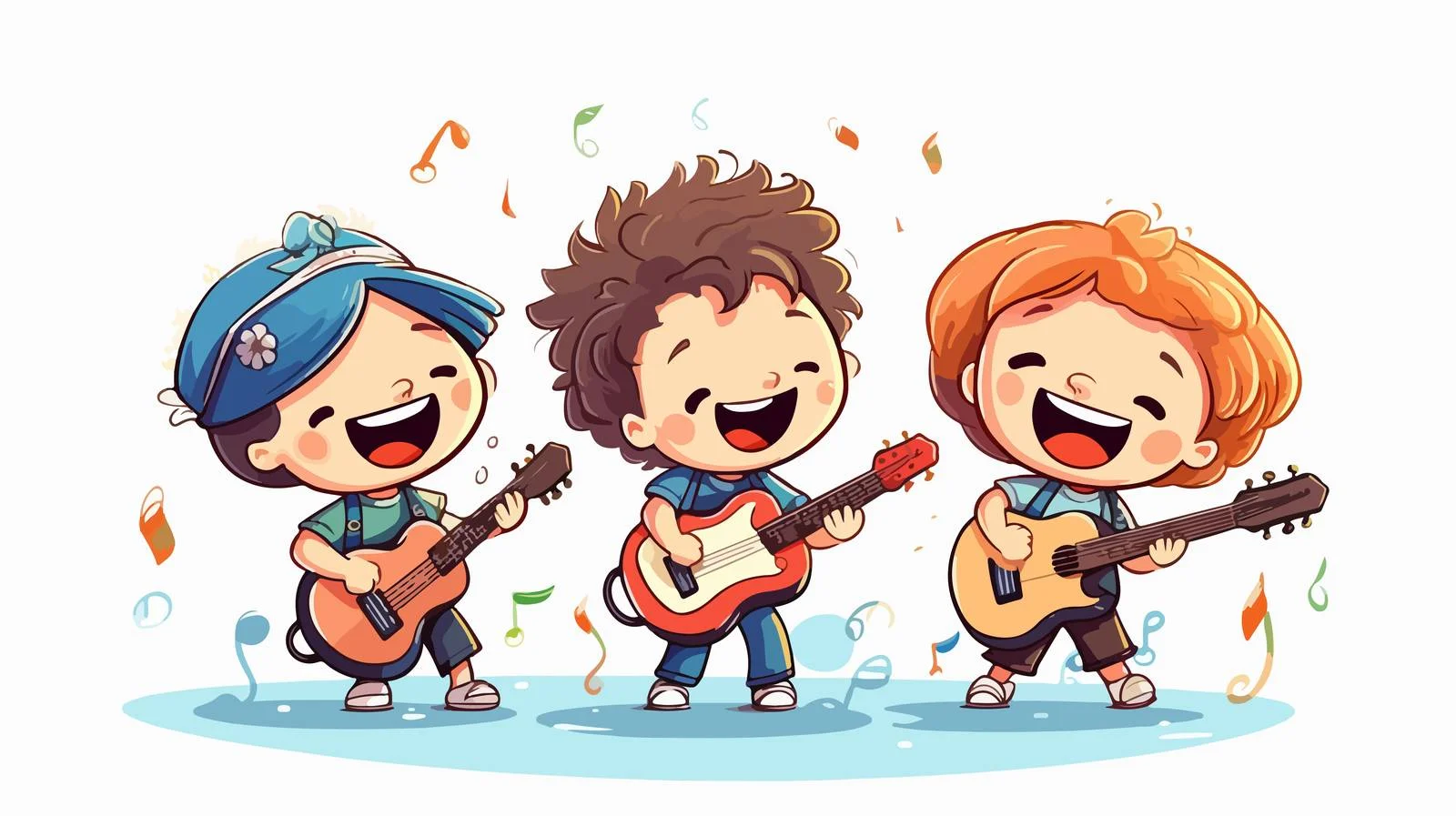 Joyful Music Hobby Vector Illustration — free download from Dotvec