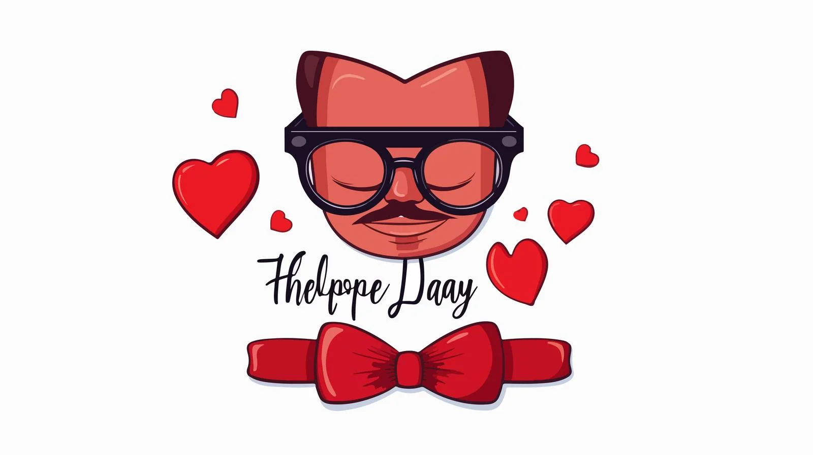 Father's Day Greeting Card Illustration — free download from Dotvec