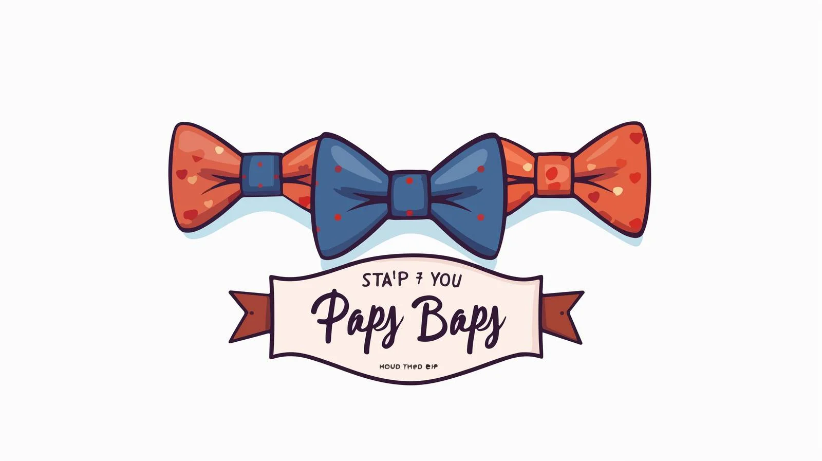 Fathers Day Greeting Card Vector Illustration — free download from Dotvec