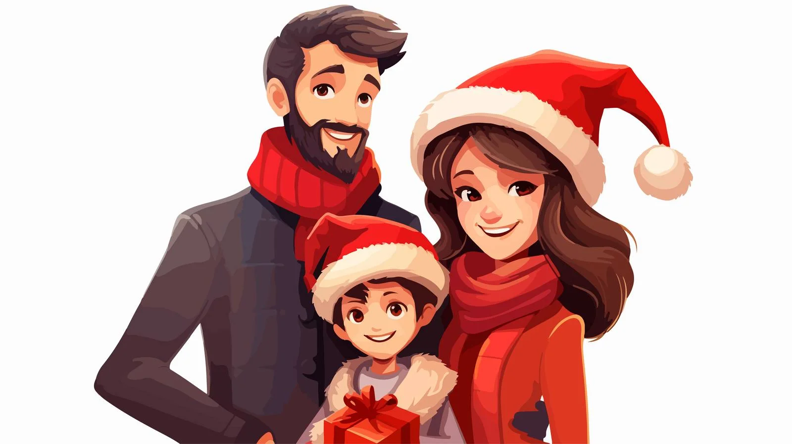 Joyful Family Christmas Celebration — free download from Dotvec