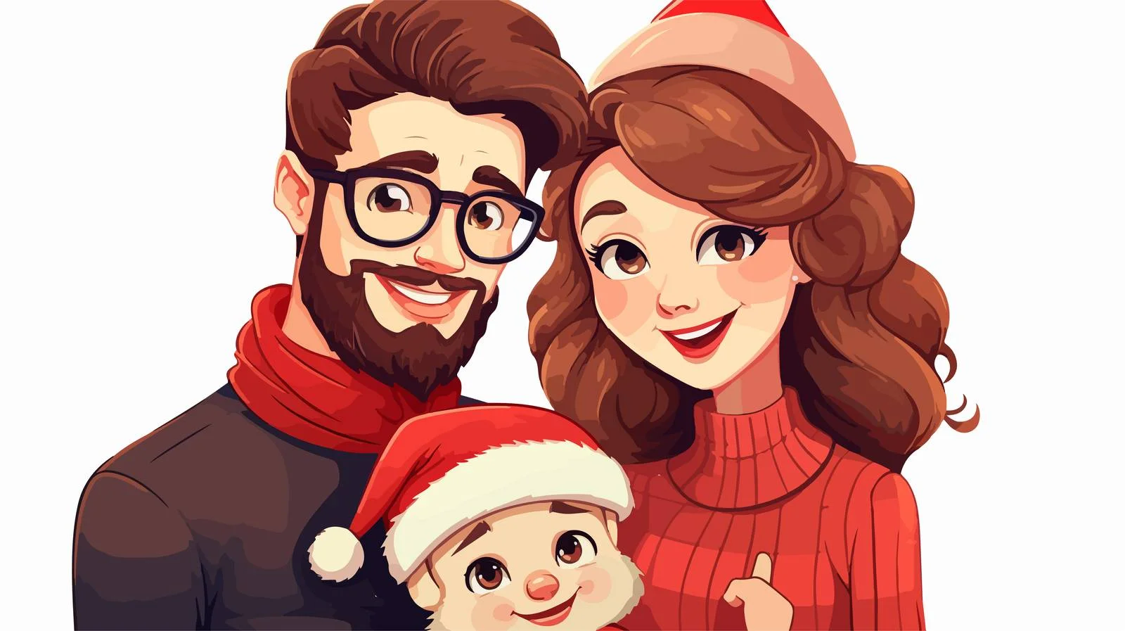 Family Christmas Celebration Cart — free download from Dotvec
