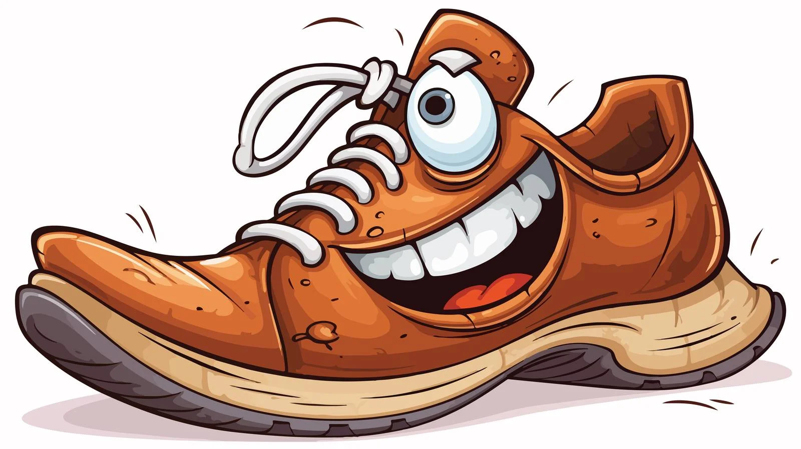 Vintage Shoe Cartoon Vector Illustration — free download from Dotvec