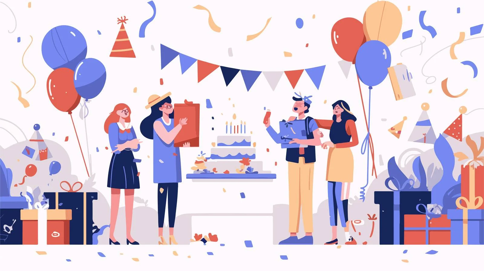 Celebration Preparation for Joyful Birthday Gathering — free download from Dotvec