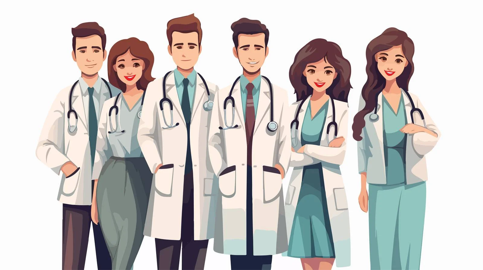Doctor Uniform Cartoon Vector Illustration — free download from Dotvec