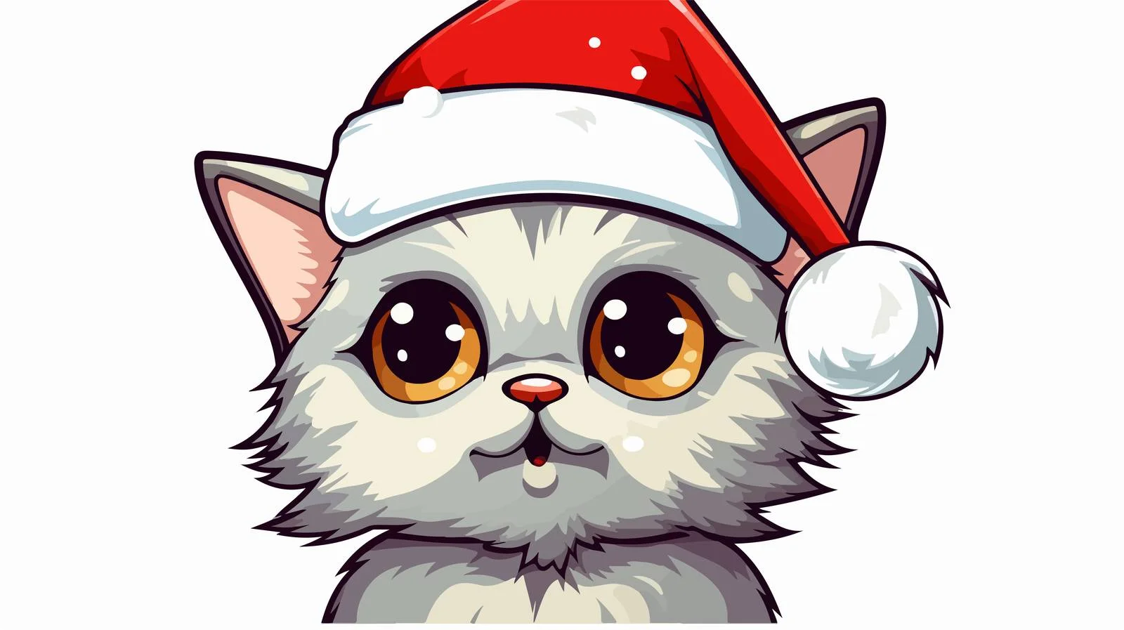 Whimsical Cat Sticker — free download from Dotvec