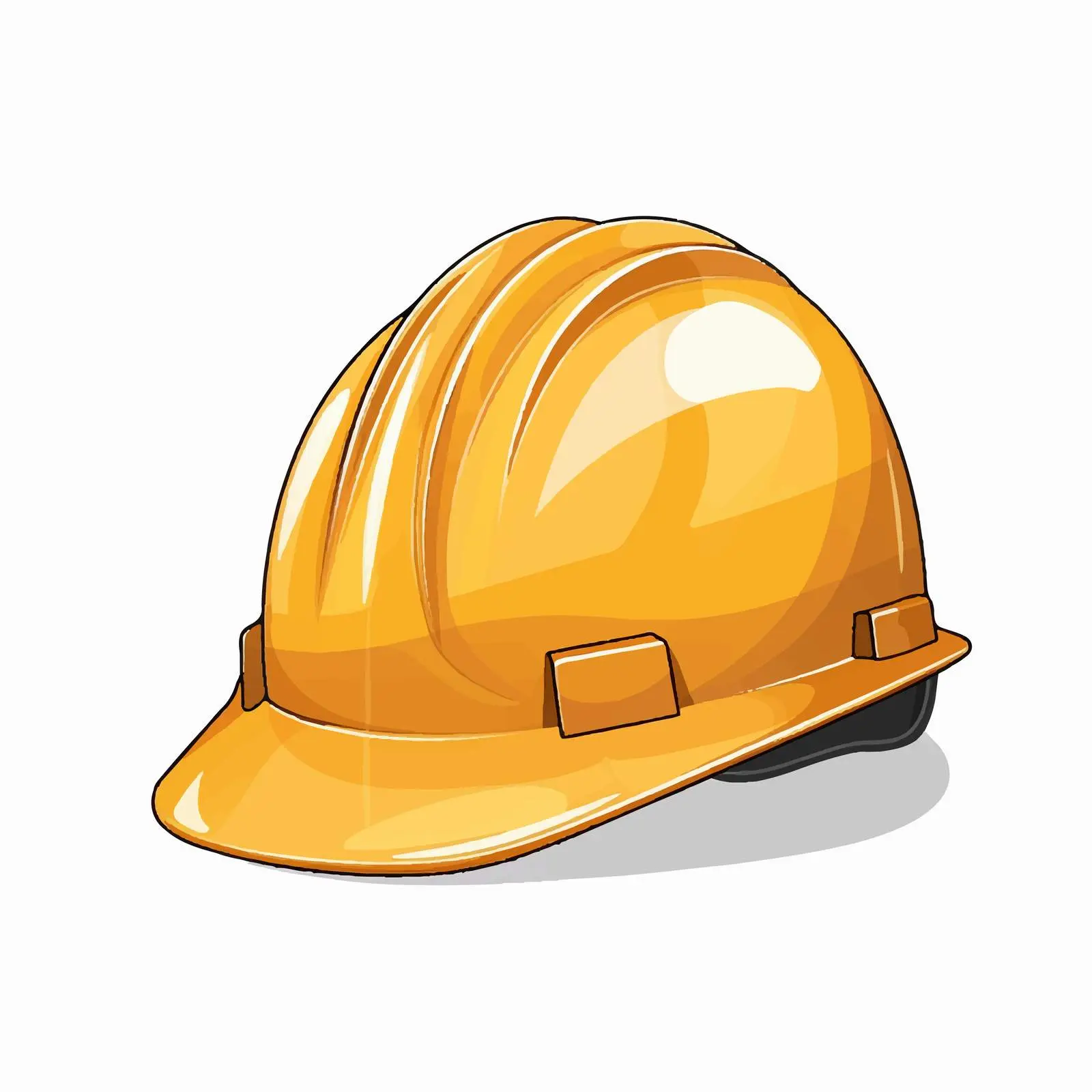 Cartoon Hard Hat Helmet Vector Illustration — free download from Dotvec