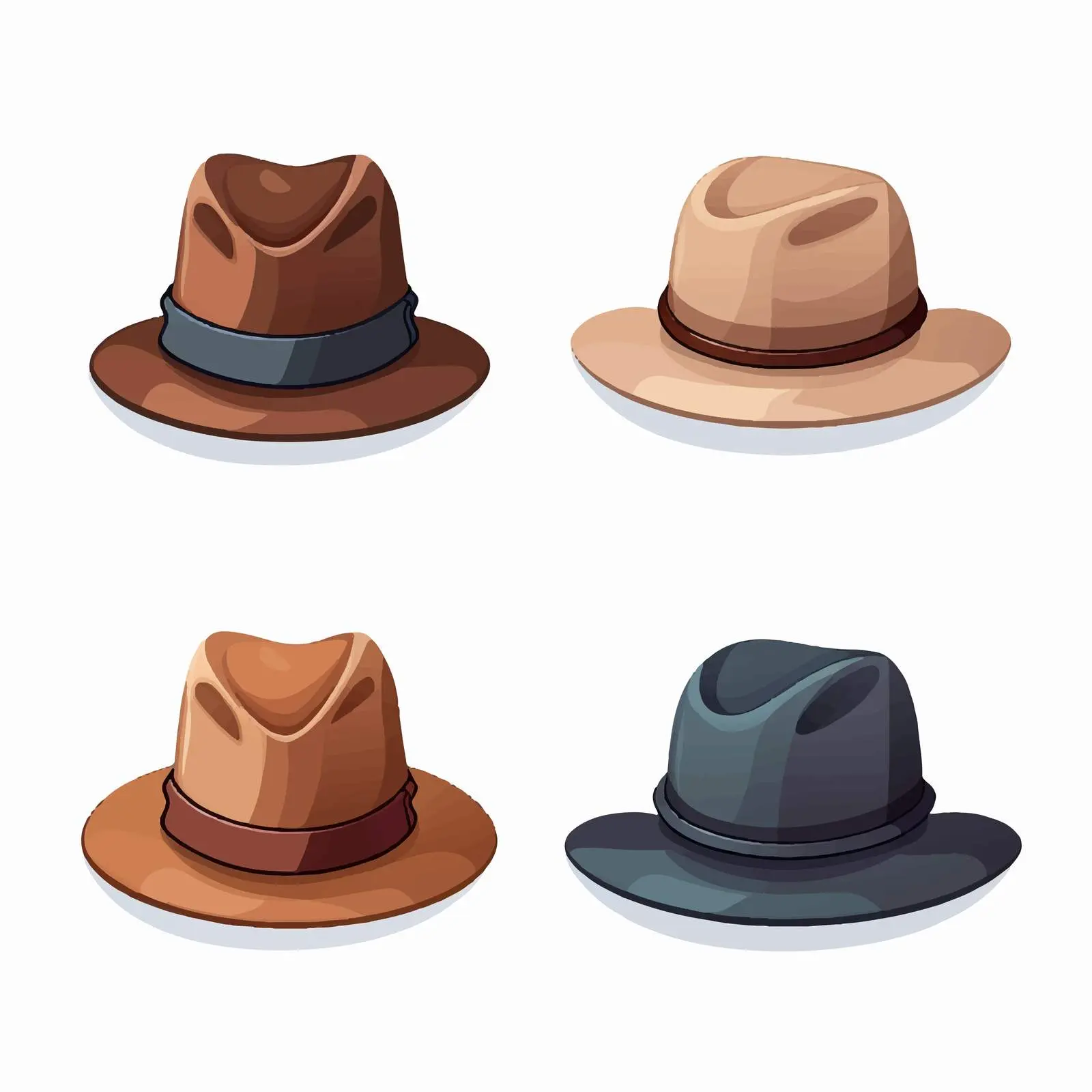 Isolated Hat Line Vector Illustration on White Background — free download from Dotvec