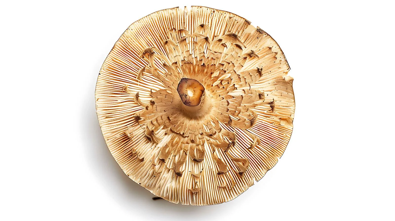 Elegant Large Parasol Mushroom Hat — free download from Dotvec