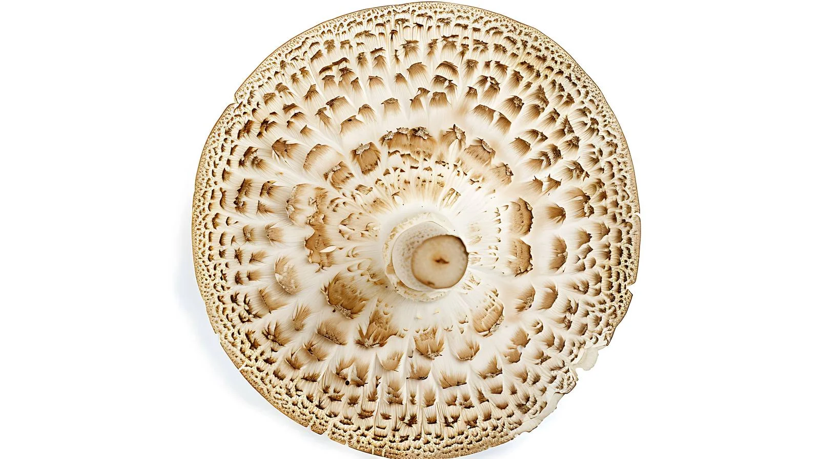 Elegant Large Parasol Mushroom Close-up — free download from Dotvec