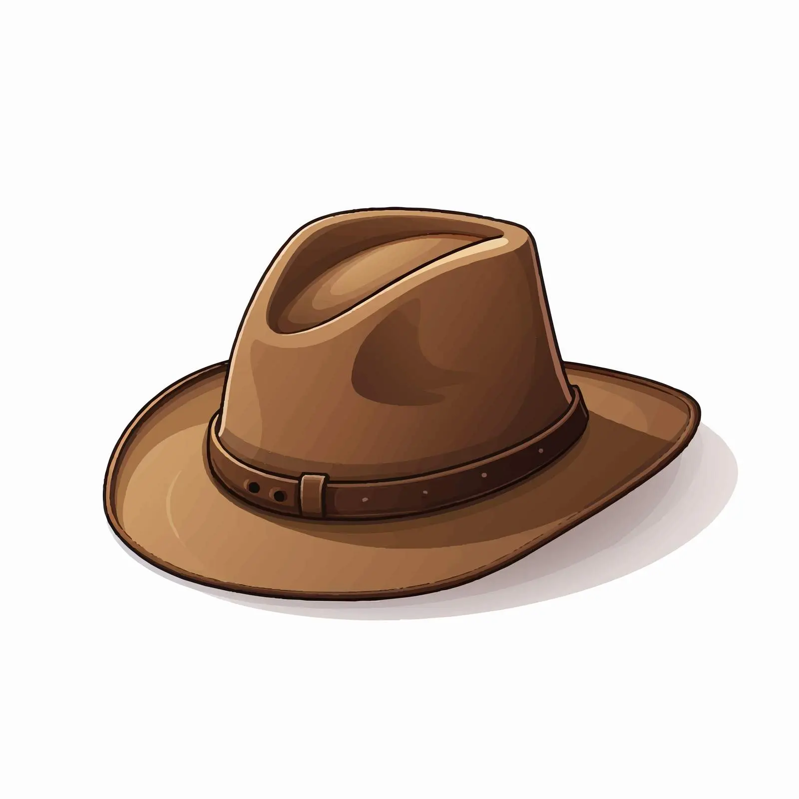 Top View Hat Vector Illustration on White Background — free download from Dotvec