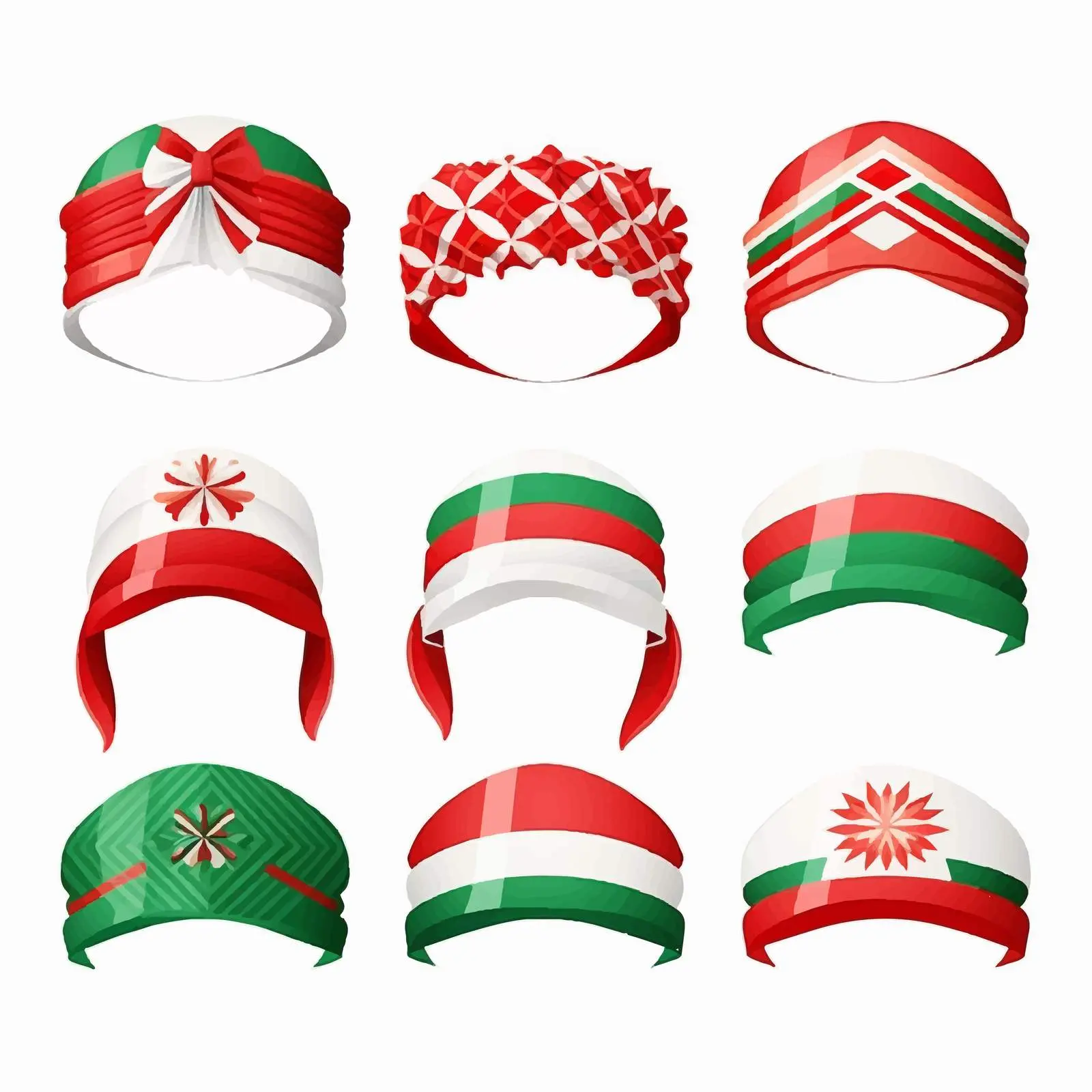 Patriotic Head Accessories Clip Art Set — free download from Dotvec