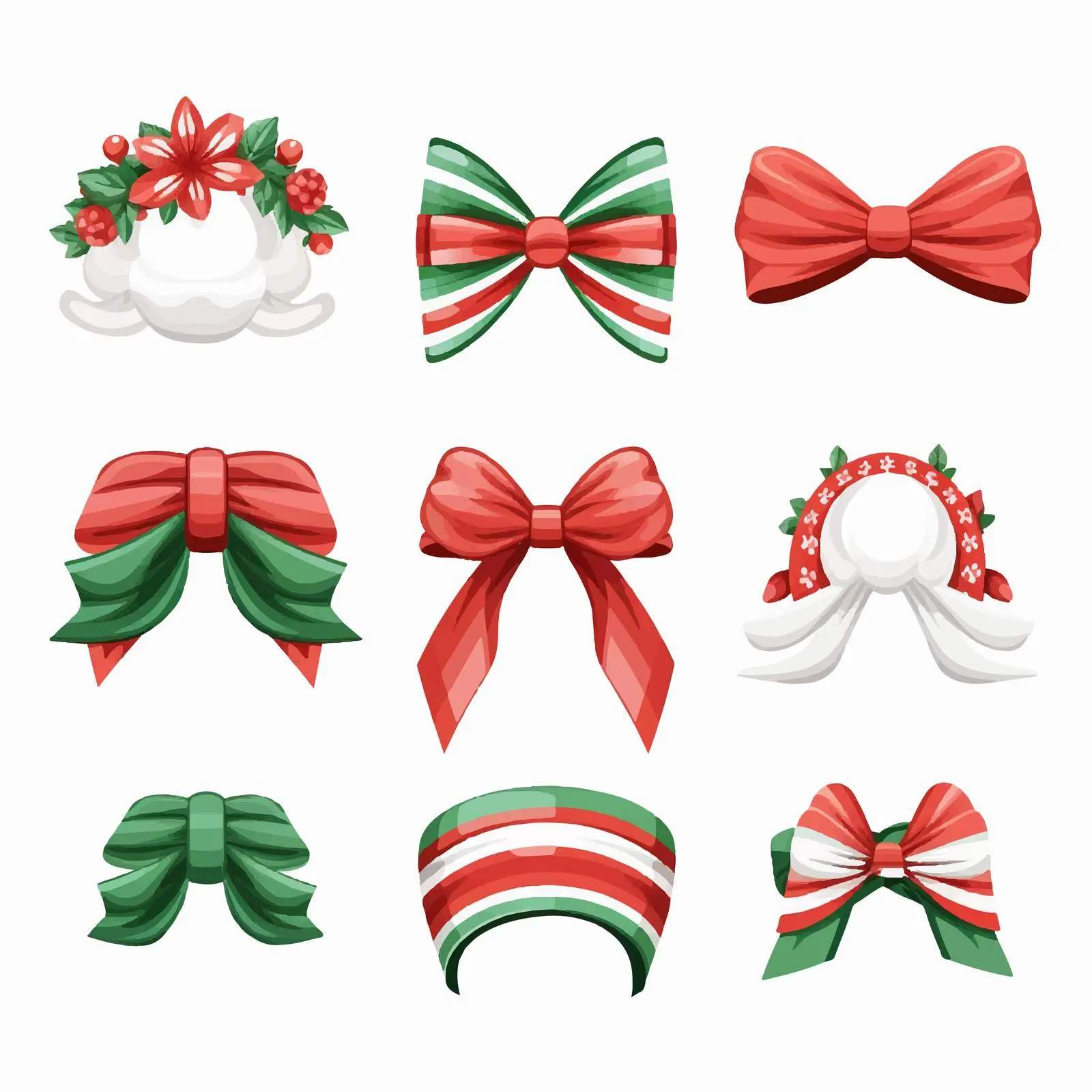 Patriotic Head Accessories Clip Art Set — free download from Dotvec