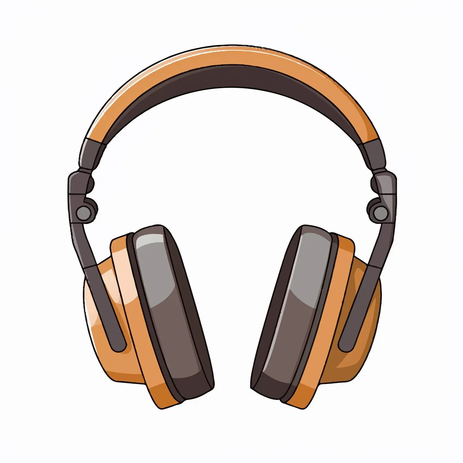 Isolated Headphone Vector Illustration on White Background — free download from Dotvec